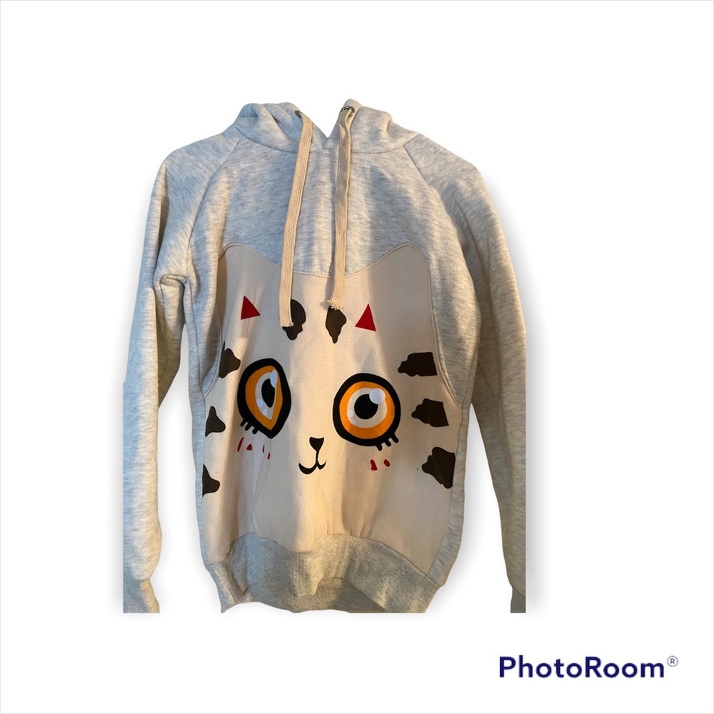 YIN XIANG FU SHI Cat Sweatshirt